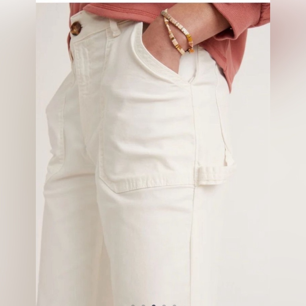 NWOT Marine Layer Maya Utility Cargo Pants Women’s Casual Straight Leg Size 14 - Picture 4 of 11